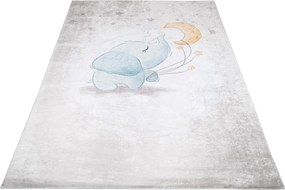 TA Koberec 2755 PRINT EMMA Sivý Obdĺžnikový Rozmer: 160x230 cm