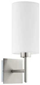 Eglo - LED  Nástenné svietidlo TUNJA 1xE27/60W/230V matný chróm/biela EG32507A