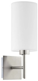 Eglo - LED  Nástenné svietidlo TUNJA 1xE27/60W/230V matný chróm/biela