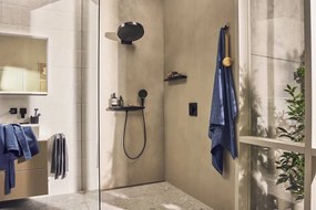 Hansgrohe Rainfinity, hlavová sprcha 360 1jet s pripojením na stenu, matná čierna, HAN-26230670