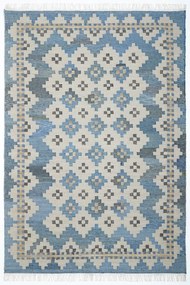 Ručne viazaný kusový koberec Casablanca DE 2255 Multi Colour, 240x300, modrá, chodba / predsieň, Diamond Carpets India