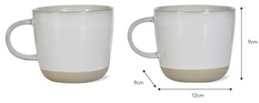 Garden Trading Kameninový hrnček Ithaca 350 ml – set 2 ks