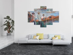 Obraz - Auguste Renoir, Oarsmen at Chatou, reprodukcia (150x105 cm)