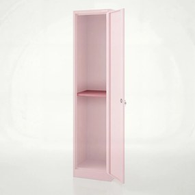 Kovová polica Alex, 448 x 360 x 20 mm, Fresh Style: púdrovo ružová