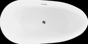 Mexen EOS, voľne stojaca vaňa 170x80 cm + sifón, biela lesklá, 52471708000