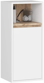 Kúpeľňová zostava VAMI biela / dub sonoma