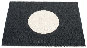 Čierno-biely vnútorný a vonkajší koberec 70x90 cm Vera Black – Pappelina