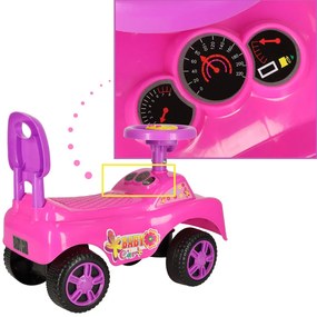 IKO Detské odrážadlo autíčko – ružové