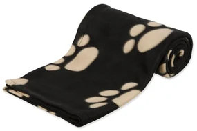Čierna fleecová deka pre psa 150x100 cm Trixie Barney – Plaček Pet Products