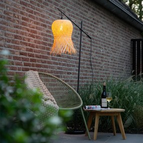 Orientálna vonkajšia stojaca lampa bambus IP44 - Carlos