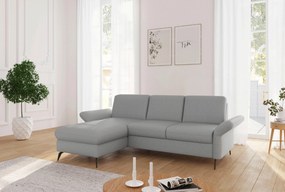 XXXLutz ROHOVÁ SEDAČKA, textil, svetlosivá Sit & More - Sedačky - 00014401615L