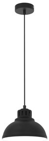 Luster na lanku SVEN 1xE27/15W/230V čierna