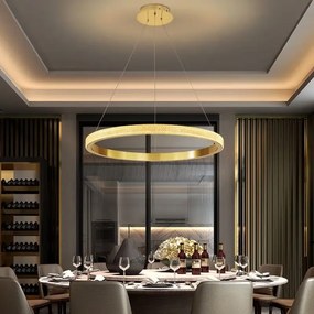 Toolight Toolight, LED stropné svietidlo 23W APP1510-CP, zlatá lesklá, OSW-05471