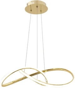 Toolight Toolight, LED stropné svietidlo, neutrálne svetlo 4000K, 32W, APP1601-CP, zlatá lesklá, OSW-05478