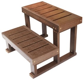 Hanscraft Schody k vírivke hnedé -moka WPC