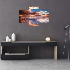 Obraz - Večerná pláž (90x60 cm)