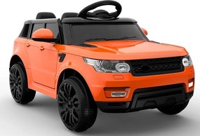 LEAN CARS Elektrické autíčko HL1638 s diaľkovým ovládaním, MP3 a LED svetlom oranžové