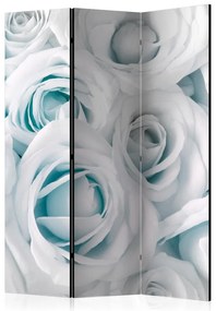 Artgeist Paraván - Satin Rose (Turquoise) [Room Dividers]