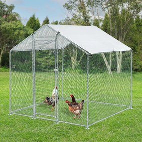 InternetovaZahrada - Vonkajšia klietka pre sliepky - 2x2x2 m