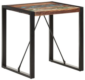 Jedálenský stôl 70x70x75 cm, recyklovaný masív