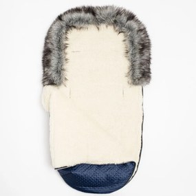 Zimný fusak New Baby Lux Wool blue