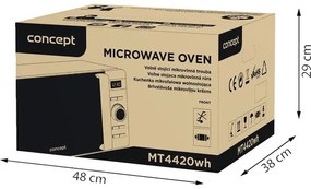 Mikrovlnná rúra Concept MT4420WH