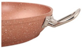Ružová hliníková panvica Güral Porselen Classic, ø 22 cm