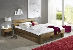 Šuplíky pod posteľ ALBA z masívu duba - 2 ks