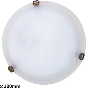 Rabalux ALABASTRO 3203 prisadené svietidlo 1x60W | E27 | IP20 - biely alabaster