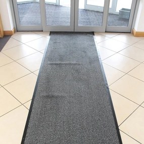 COBA Ekonomická polypropylénová čistiaca rohož, 90 x 150 cm, sivá