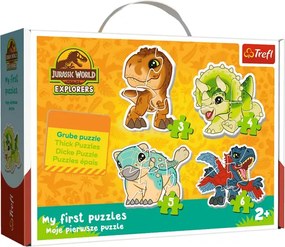 Moje prvé puzzle Roztomilé dinosaury | Prvé puzzle pre deti od 2 rokov