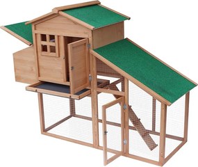 Kurník Avenberg COOPER 172 x 66 x 120 cm (hnedý)