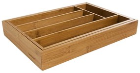Bambusový organizér na príbory Bambum Casilias 25,5 x 35,5 cm
