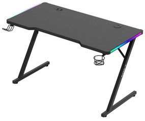 PC stolík Hyperion 2.5 (čierna + viacfarebná) (s LED osvetlením). Akcia -22%. Vlastná spoľahlivá doprava až k Vám domov. 1087502