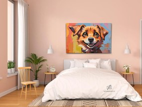 Gario Maľovanie podľa čísel Veselý psík Rozmery: 120 x 80 cm, Rámovanie: S vnútorným rámom