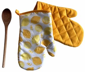 Kuchynská rukavica, FRUITS s citrónmi - sada 2ks