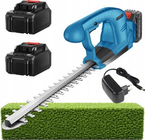 Akumulátorové nožnice na živý plot 21V 380 mm 2x Aku pre záhradné kríky