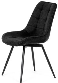 Autronic BONTEC Jedálenská stolička, čierna, látka, HC-T1130 BK2 Farba: Šedá
