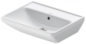 DURAVIT D-Neo závesné umývadlo bez otvoru, s prepadom, 550 x 440 mm, biela, 2366550060