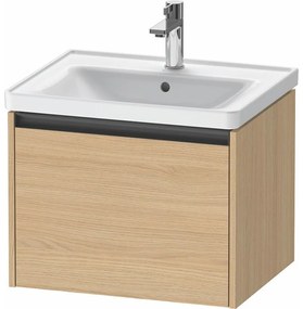 DURAVIT Ketho 2 závesná skrinka pod umývadlo, 1 zásuvka, 584 x 455 x 440 mm, dub prírodný, K25081030300000