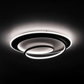 BRILAGI - stmievateľné LED stropné svietidlo FLARE LED/70W/230V, priemer 50 cm, biela/čierna + diaľkové ovládanie