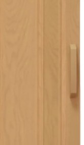 Skladacie dvere 004 02 svetlý dub 80 cm