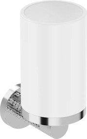 Mexen Triv, nástenný pohár na zubné kefky, biela / chrómová, 70A33051-00W