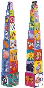 Skladacie kocky pyramída – Môj deň