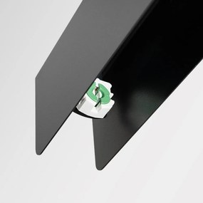 Čierne kovové LED závesné svietidlo Nebula – Sollux