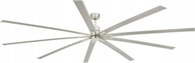 Stropný ventilátor Faro Manhattan XL Led, nikel, DC motor, XXL, s diaľkovým o