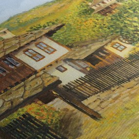 Obraz - Chalúpky v lete (120x50 cm)