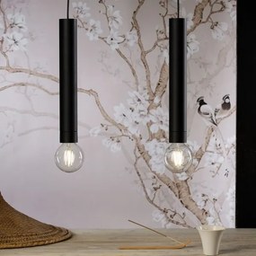 ONLI - Luster na lanku DORA 1xE27/15W/230V čierna