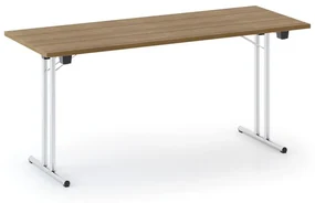 Skladací konferenčný stôl FOLDING, 1800 x 800 mm, orech