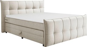 XXXLutz BOXSPRINGOVÁ POSTEĽ, 180/200 cm, krémová MID.YOU - Online Only spálne - 002220045206